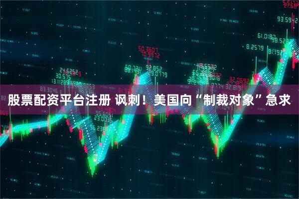 股票配资平台注册 讽刺！美国向“制裁对象”急求