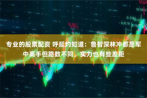 专业的股票配资 呼延灼知道：鲁智深林冲都是军中高手但路数不同，实力也有些差距